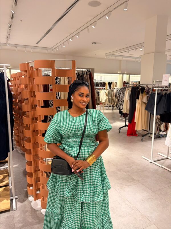 Cottagecore Picnic Puff Dress