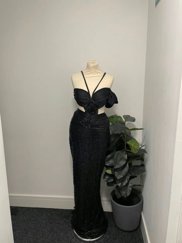 Black Diamond Butterfly Gown