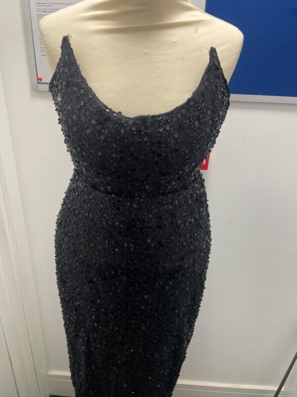 The Midnight Sequin Corset Gown