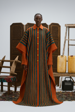 IMG_5408.PNG The "Asa" Striped Agbada Shirt-Dress