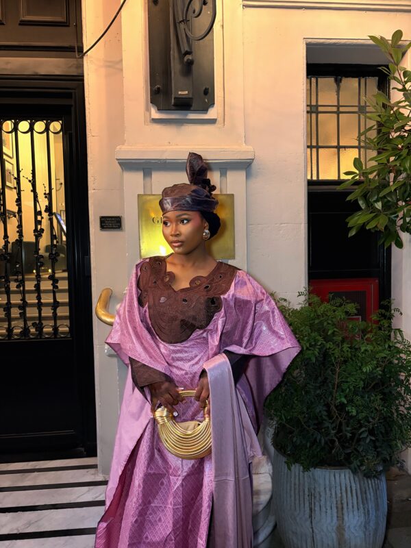 The "Aminah" Silk Boubou Gown