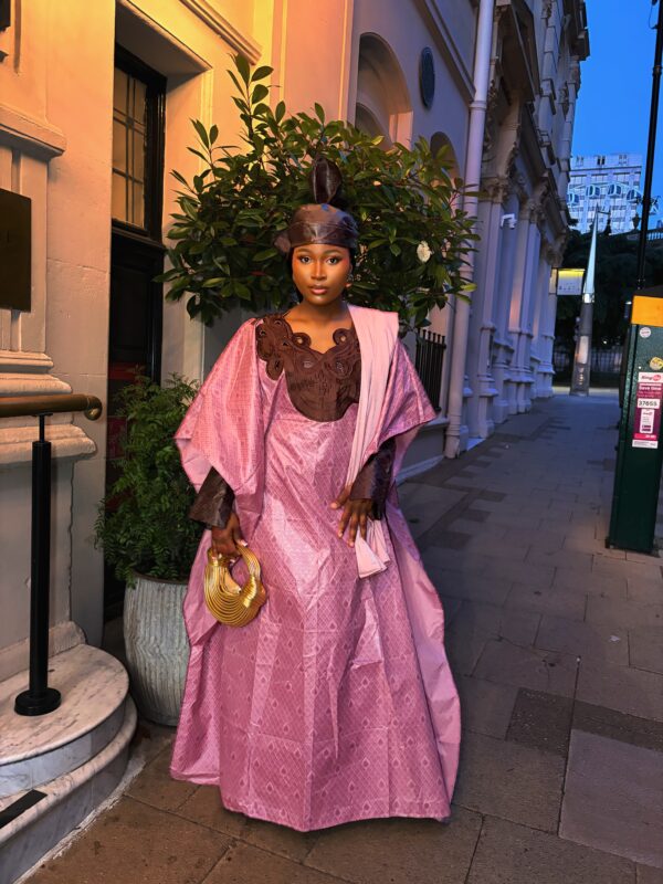 The "Aminah" Silk Boubou Gown