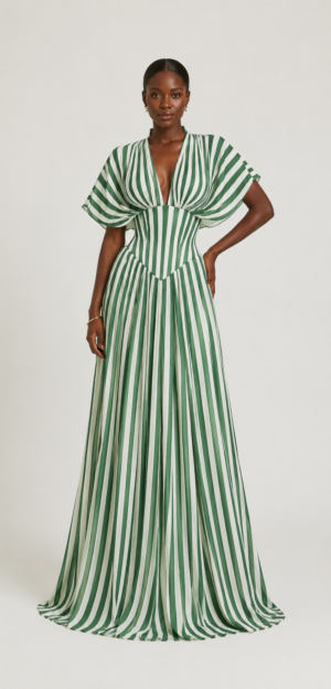 IMG_6987.PNG The "Amani" Basque Stripe Gown