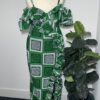 The Kemi Ruffle Ankara Dress