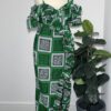 The Kemi Ruffle Ankara Dress