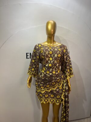 IMG_8639.HEIC Marigold Dots Scalloped Occasion Dress